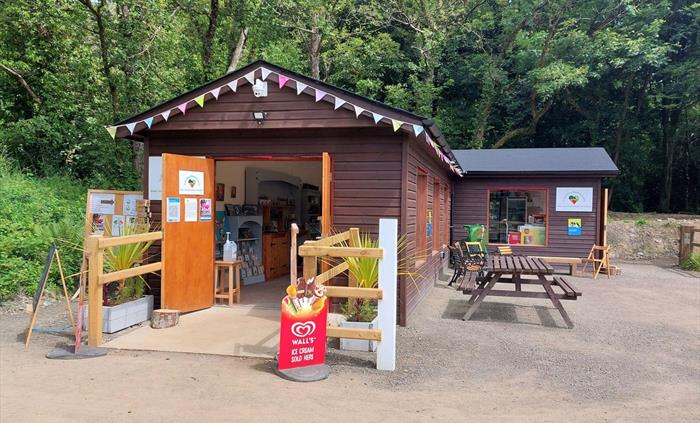 Exterior of Scolton Manor Station Farm Shop